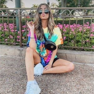 Walt Disney World Mickey Mouse Tie Dye T Shirt Size Small